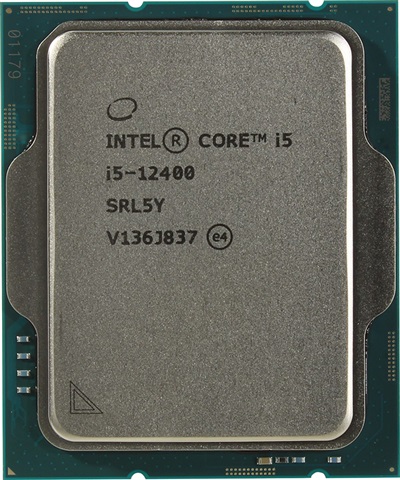 Intel Core i5-12400 (0EC + 6PC/12T @ 2.5GHz) LGA1700